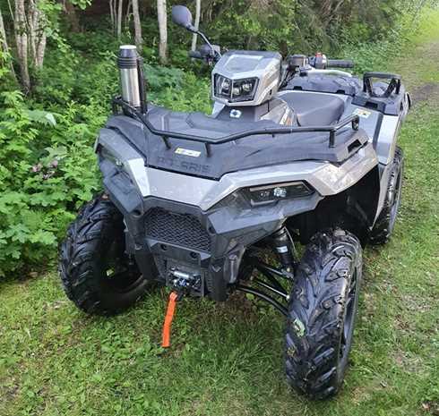 Fyrhjuling Polaris Sportsman 570 EPS SP stulen i Hallen, väster om Östersund